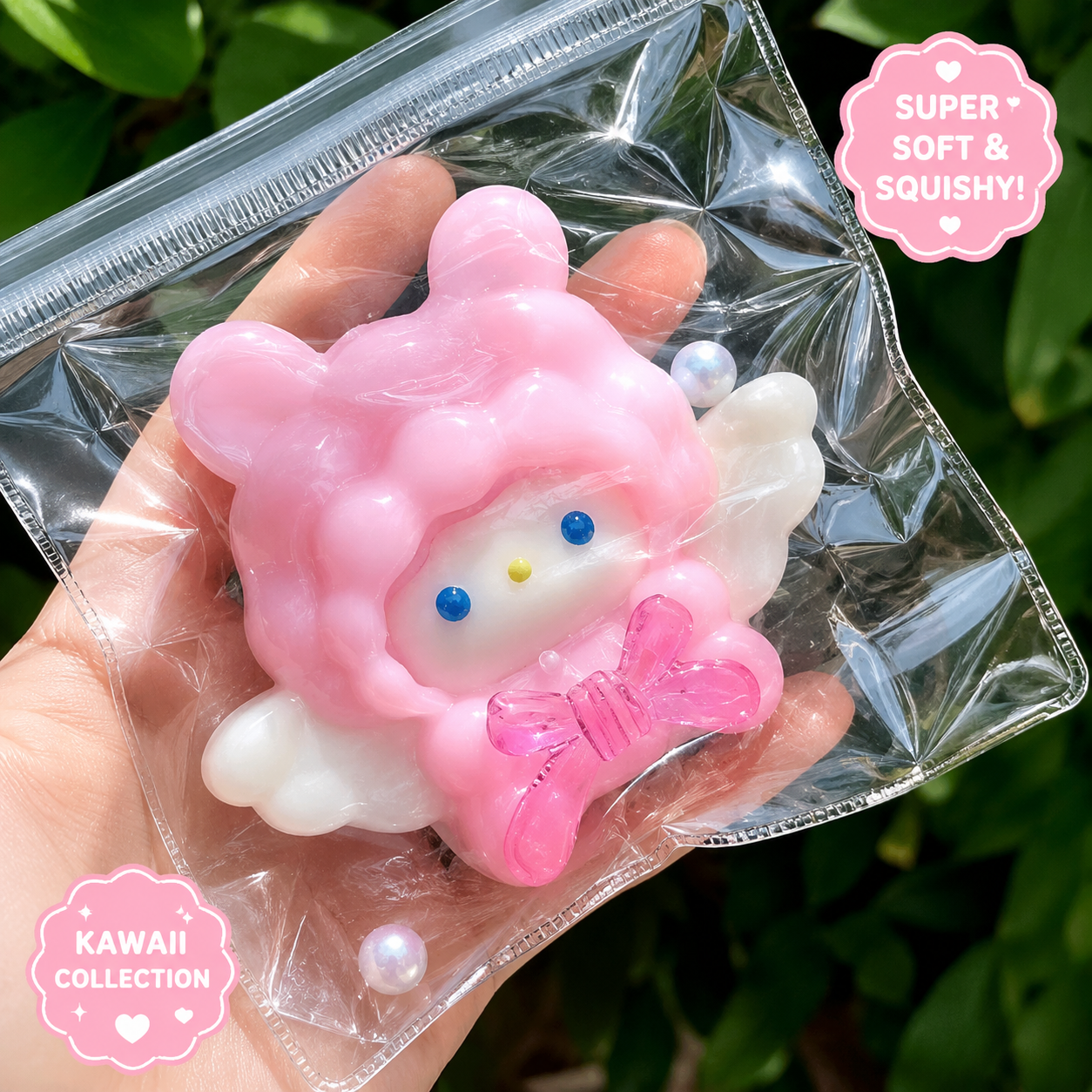 🪽 Angel Lamb Squishy 🐑💗 | Super Soft & Kawaii ✨