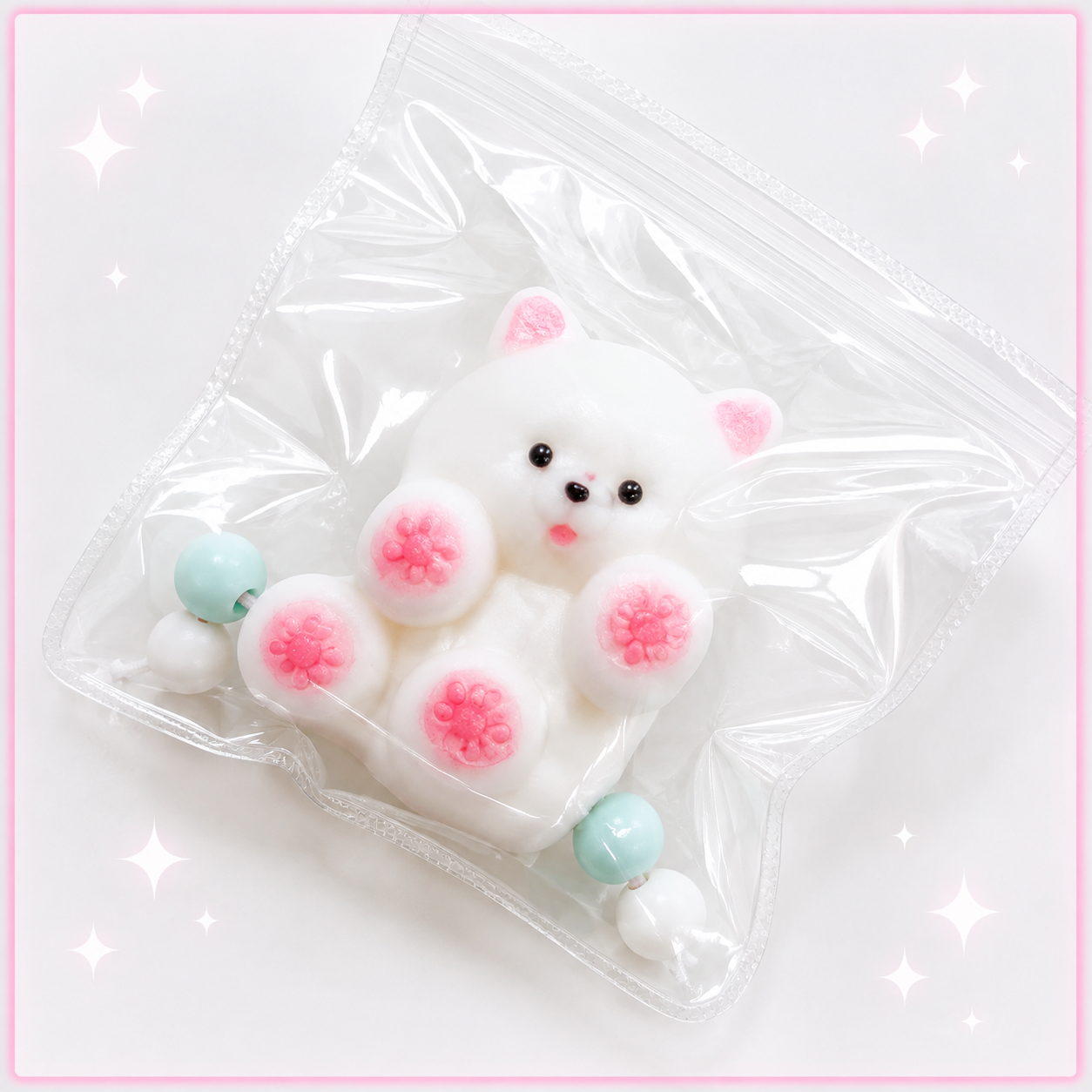🧸💗 Plush Bear Squishy ✨🐾