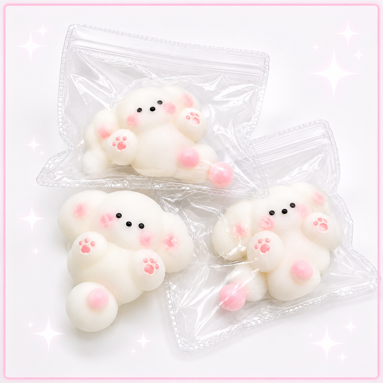 Lop-Eared Puppy Squishy – Cute Slow-Rising Dog Squishy, Kawaii Collectible Toy 🐶✨